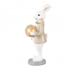 26PR3867 Figurine Rabbit 15 cm Beige Brown Polyresin Home Accessories