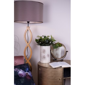 25LMP362 Floor Lamp 24x18x136 cm Brown Wood Standing Lamp