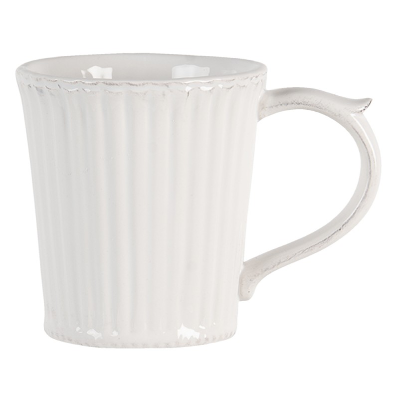 PLMU Mug 250 ml White Dolomite Round Tea Mug