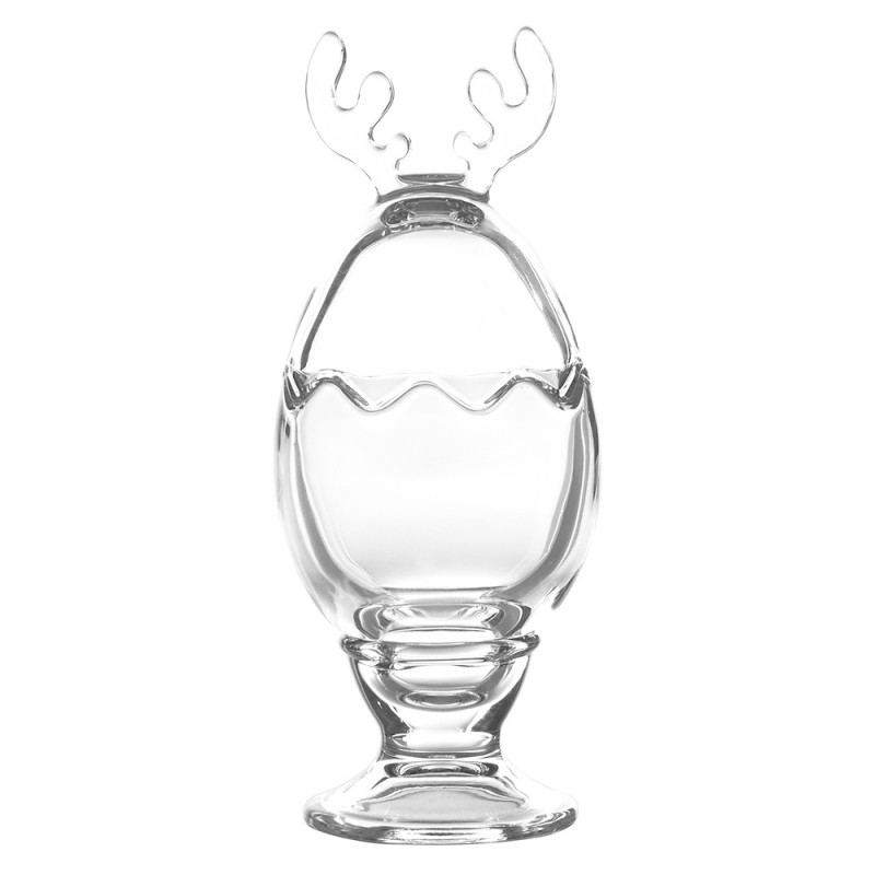 6GL4232 Glass Jar Ø 8x21 cm Transparent Glass Round Jar