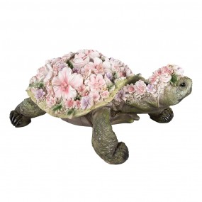 26PR4884 Decoration Turtle 34x21x14 cm Pink Polyresin Turtle