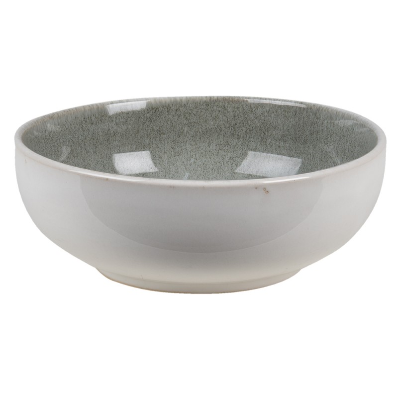 6CEBO0099 Soup Bowl 750 ml Green Ceramic Round Serving Bowl