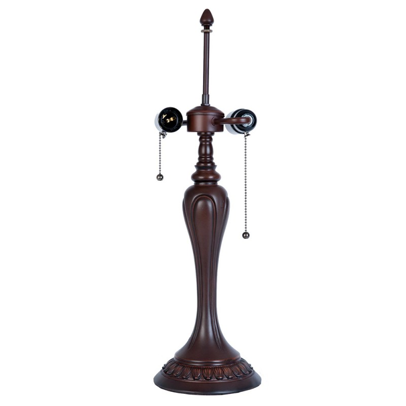 5LL-5795 Base della lampada lampada da tavolo Tiffany Ø 17x60 cm  Marrone Plastica Base per lampada
