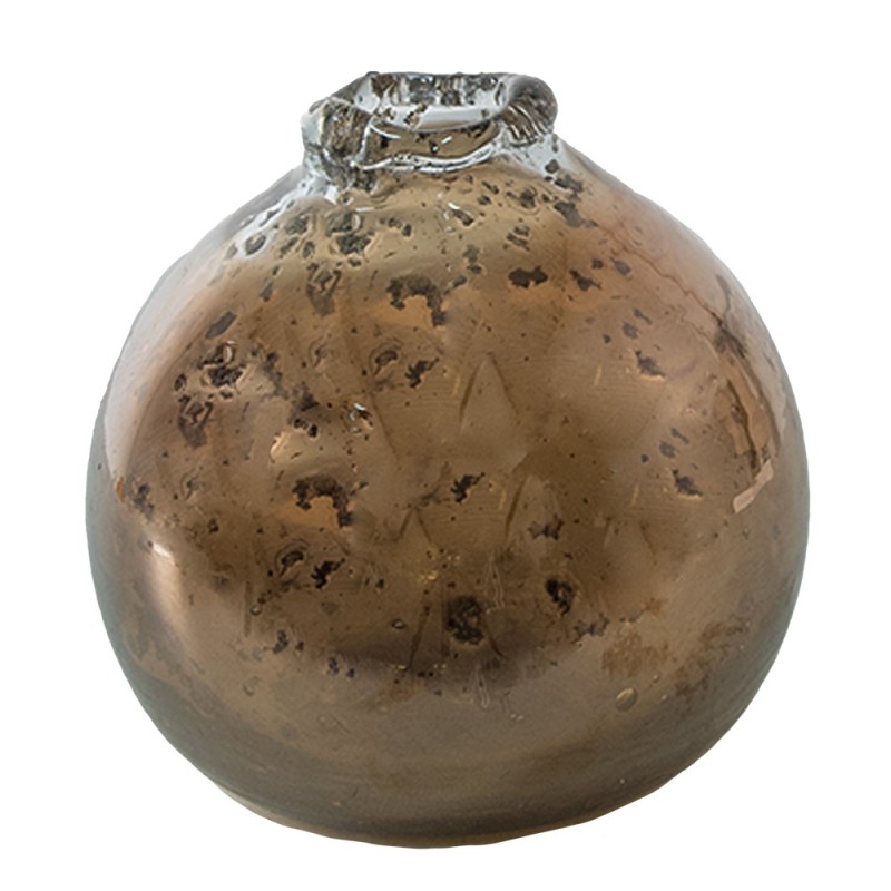 6GL4285 Vase Ø 10x10 cm Brown Glass Glass Vase