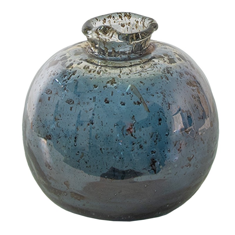 6GL4286 Vase Ø 10x10 cm Grey Glass Glass Vase
