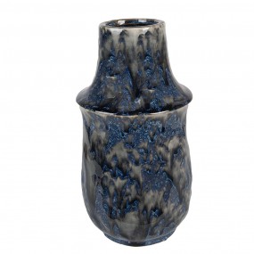 6CE1571M Vase Ø 13x25 cm Bleu