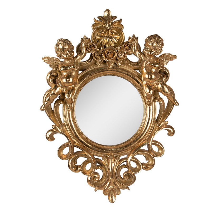 62S271 Specchio 37x52 cm Color oro Plastica Grande specchio