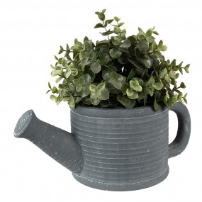 26TE0484 Planter Watering Can 27x15x11 cm Grey Stone Flower Pot