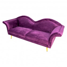 250563PA Sitzbank 3-Sitzer 3-Zits Violett Holz Sofa