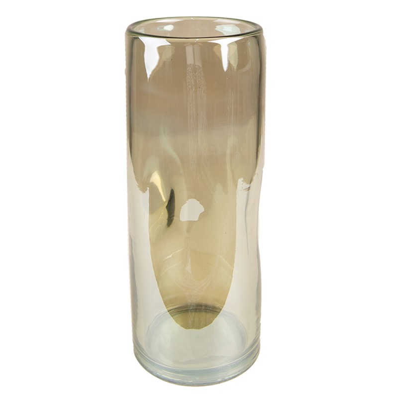 6GL4095 Vase Ø 9x23 cm Green Glass Glass Vase