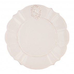 26CE0272 Piatto da cena   Ø 27 cm Bianco Ceramica Rotondo Piatto da pranzo