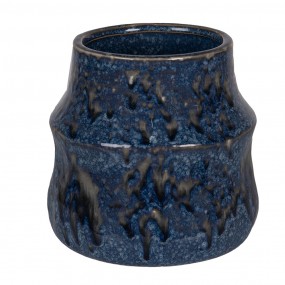 26CE1573L Plant Pot Ø 17x16 cm Blue Ceramic