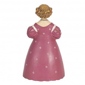 26PR3106 Figurine Woman 20 cm Pink Polyresin Home Accessories