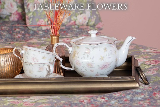 Tableware flowers